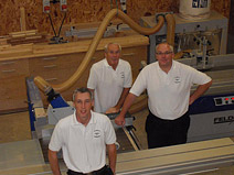 Dennis, Rob and Stuart in the workshop